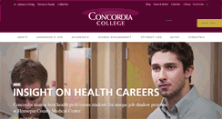 Desktop Screenshot of concordiacollege.edu